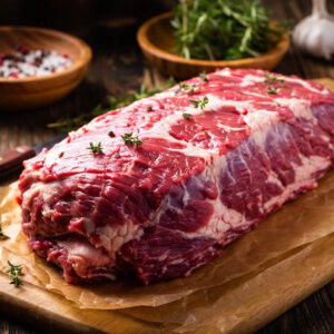 Black diamond cross rib roast